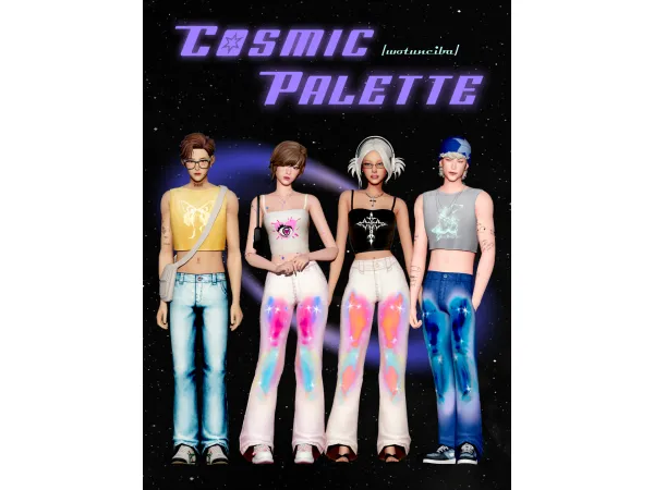 Maxis Match Cosmic Palette Set by wotunciba - The Sims 4 Custom Content