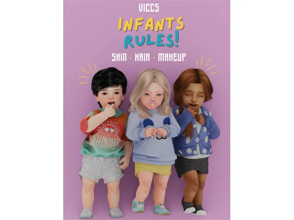 Mix VICCS_INFANT RULES - The Sims 4 custom content