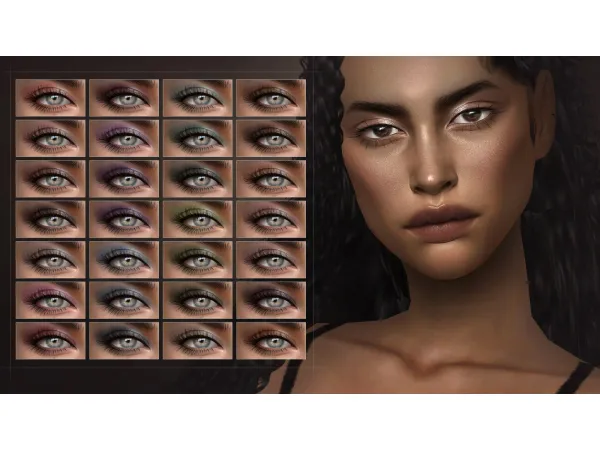 Alpha Ovidius Eyeshadow by Remussirion - The Sims 4 Custom Content