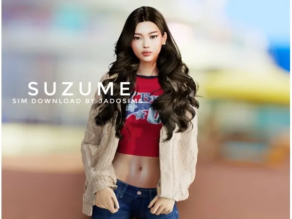 Alpha Suzume (Sim Download) - The Sims 4 Custom Content