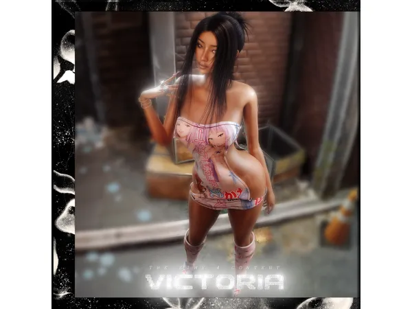 Alpha vyxen victoria set - The Sims 4 Custom Content