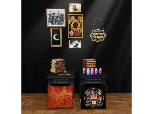 Alpha witchy decor - The Sims 4 Custom Content