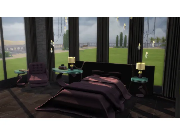 Mix Spire Bedroom by SimsClutterChaos - The Sims 4 Custom Content