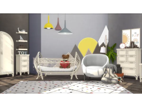 Maxis Match Rowan Nursery by ArtVitalex - The Sims 4 Custom Content