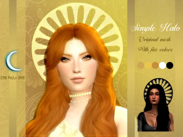 Alpha crispaulasims haloSimple - The Sims 4 Custom Content