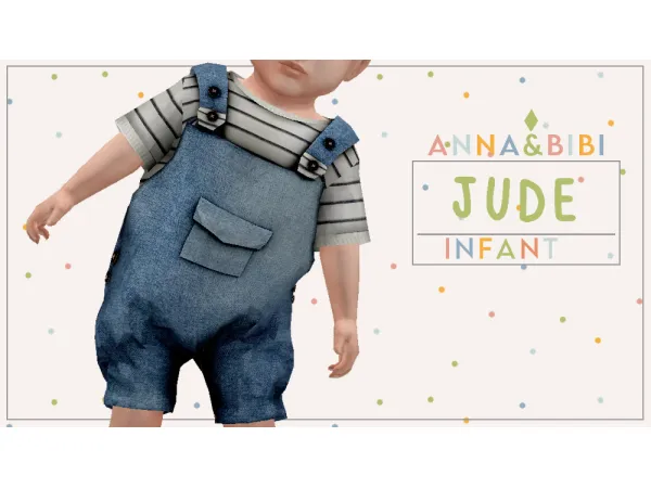 Mix Jude INFANT AnnaBibi - The Sims 4 Custom Content