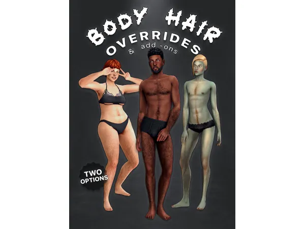 Body Hair Overrides by m0ckest