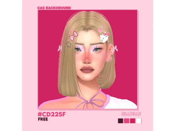 Mix CAS BACKGROUND CD225F by simjelle - The Sims 4 Custom Content