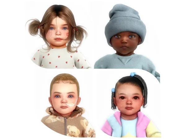 Alpha mini infant dump by deepmoon - The Sims 4 Custom Content