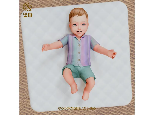 Alpha Maxis Match GCS September's 2024 Infant - The Sims 4 Custom Content