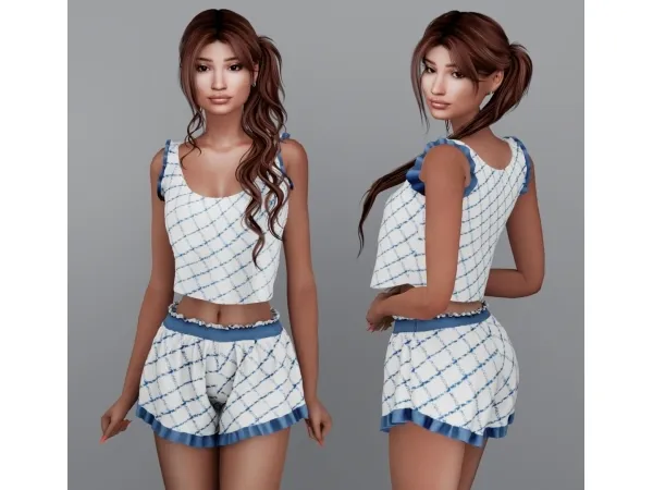 Alpha Kalina summer set - The Sims 4 Custom Content