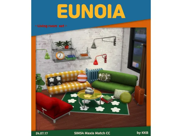 Maxis Match [KKB'sMM]EUNOIA - The Sims 4 Custom Content