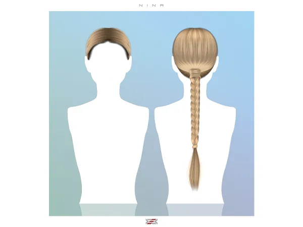 Nina - hairstyle by lexel_sims