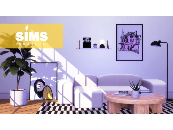 Mix Coraline Wall Art Prints by Bárbara Sims - The Sims 4 Custom Content
