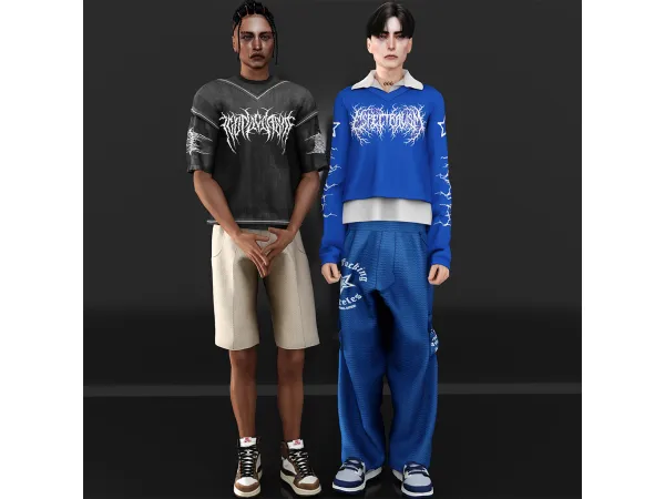 Alpha WASTEFUL GARMENTS - The Sims 4 Custom Content