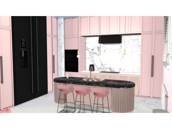 Alpha 59 Mattel Street Barbie's Penthouse by SimSimmer - The Sims 4 Custom Content