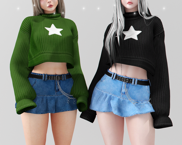 Alpha Cake cloud set by babyetears - The Sims 4 Custom Content