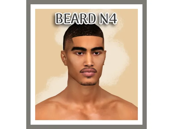 Alpha [Khadijah551] Beard N4 - The Sims 4 Custom Content