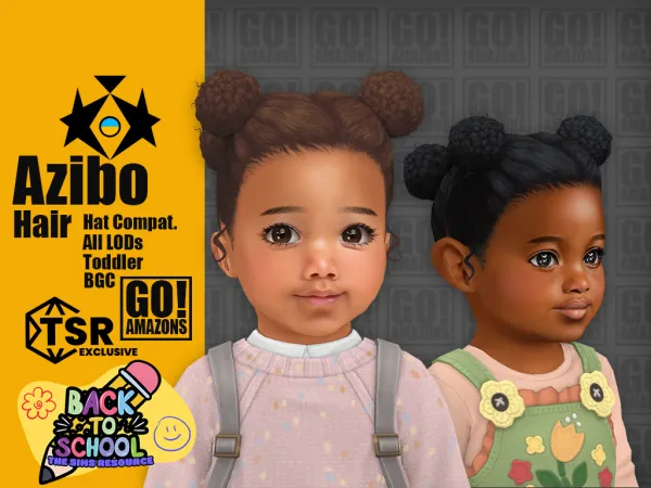 Maxis Match Azibo by goamazons - The Sims 4 Custom Content