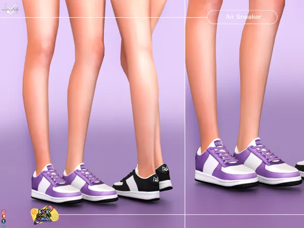 Maxis Match Air Sneaker S375 by mermaladesims - The Sims 4 custom content