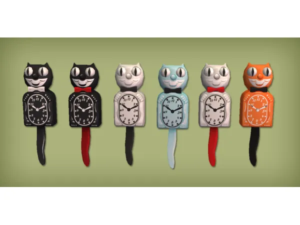 Kit Cat Clock Animated for - The Sims 2 Custom Content