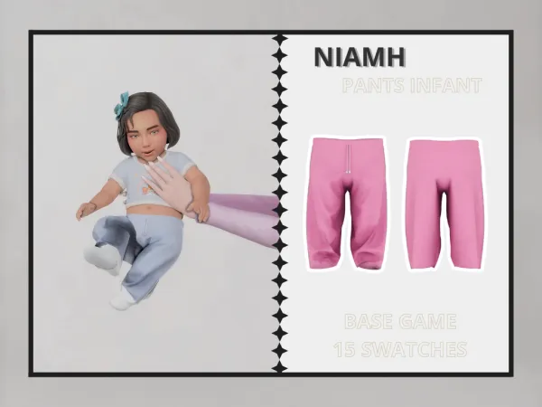 Alpha Niamh Pants Infant - The Sims 4 Custom Content
