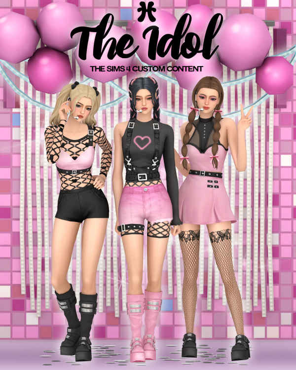 Maxis Match The Idol ( 9 items ) by simsfinds - The Sims 4 Custom Content