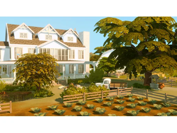 Maxis Match Oak Ranch by SimmerVlogs - The Sims 4 Custom Content