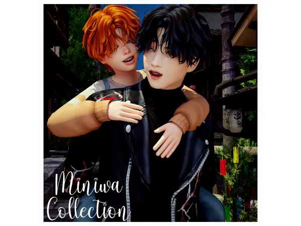 Maxis Match RAPHAEL HAIR by Tsumiki Miniwa - The Sims 4 Custom Content