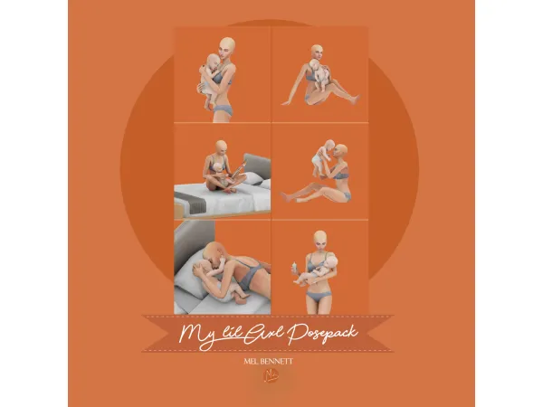 Mix My Lil Axl Posepack - The Sims 4 Custom Content