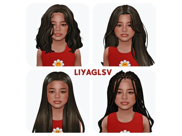 Maxis Match SIMANDY HAIR CONVERSION by liyaglsv - The Sims 4 Custom Content