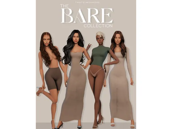 Maxis Match THE BARE COLLECTION by thatsims4hore - The Sims 4 Custom Content
