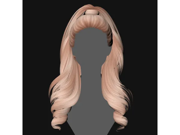 Mix SSalon Female Hairstyle SH 37 by SSalon - The Sims 4 Custom Content