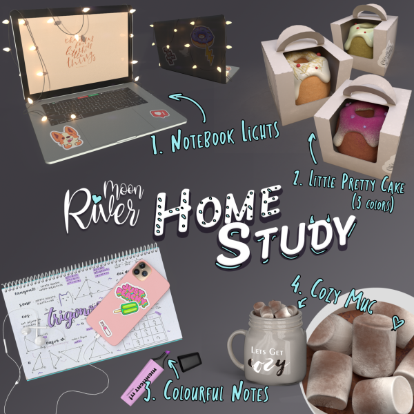 Alpha Home Study set by simsfinds - The Sims 4 Custom Content
