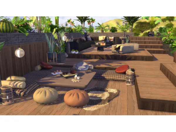 Soho Patio by SimsClutterChaos