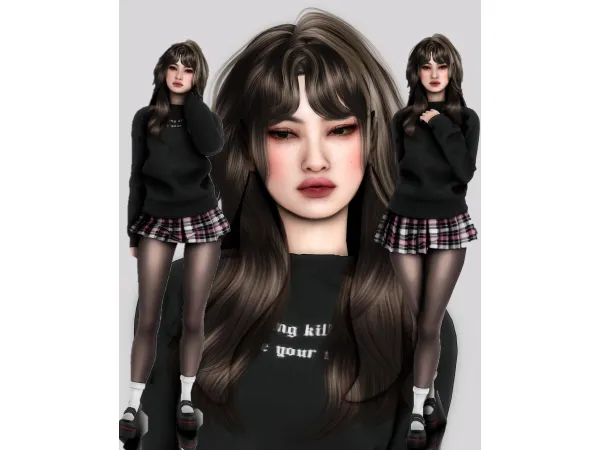 Mix ashlie by deepmoon - The Sims 4 Custom Content