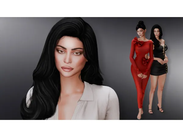 Alpha Kylie Jenner by Jolea - The Sims 4 Custom Content