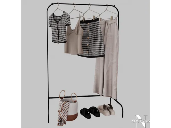 Alpha [novvvas] Riided Set - The Sims 4 Custom Content