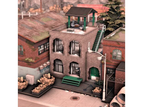 Maxis Match Artist Loft by kellyhartx - The Sims 4 Custom Content