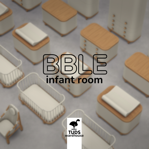 Maxis Match BBLE Infant Room by simsfinds - The Sims 4 Custom Content