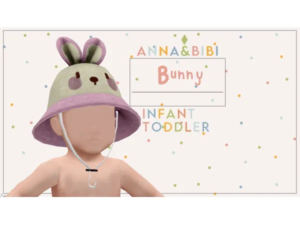 Mix Bunny Hat INFANT AnnaBibi - The Sims 4 Custom Content