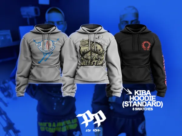 Alpha POPPIN Kiba Hoodie Standard Version - The Sims 4 Custom Content