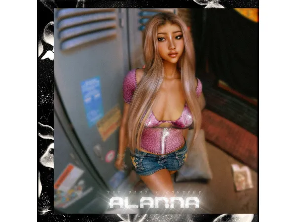 Alpha vyxen alanna set - The Sims 4 Custom Content