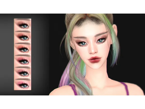 Maxis Match Osuius Eyeshadow by Kikuruacchi - The Sims 4 Custom Content