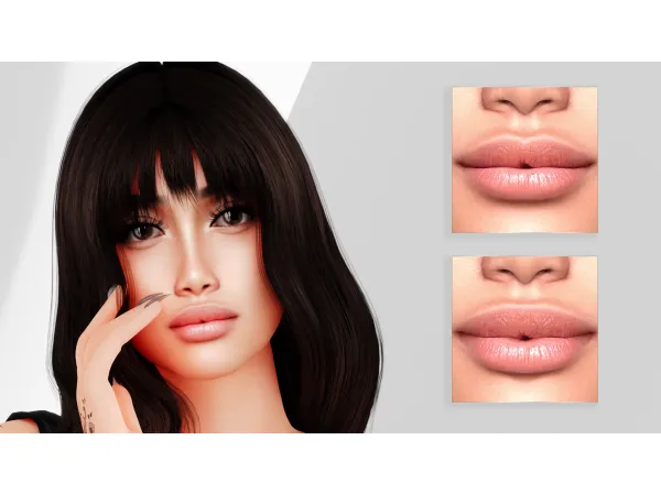 Mix Bellis Lip Preset HQ by Caroll - The Sims 4 Custom Content
