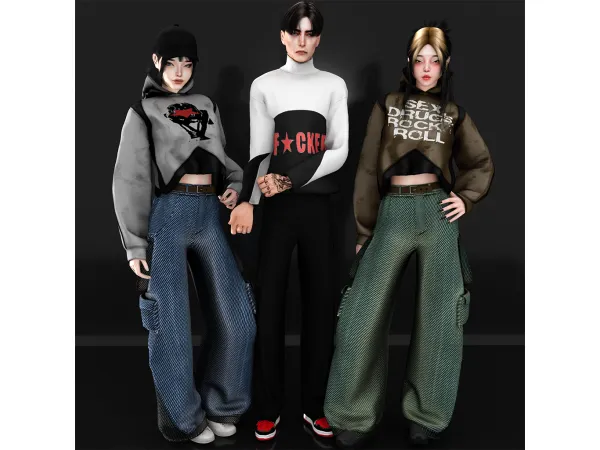 Alpha MIXED SET - The Sims 4 Custom Content