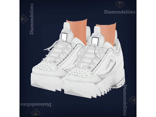 Maxis Match Sporty sneakers 36 by diamondsims - The Sims 4 custom content