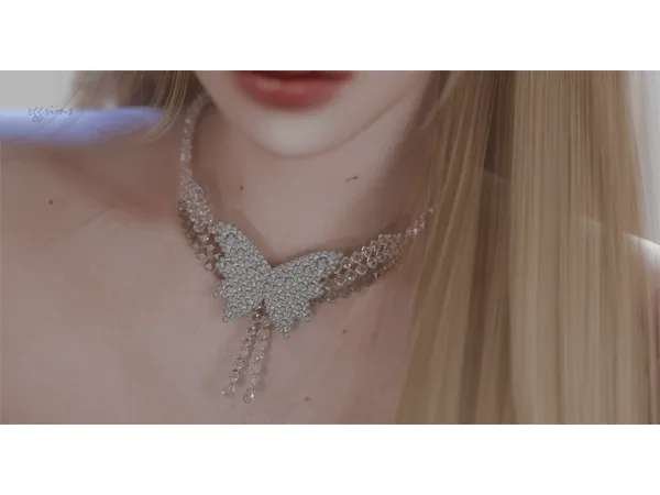 Alpha [EGGSIMS] necklace 06 by EggU - The Sims 4 Custom Content