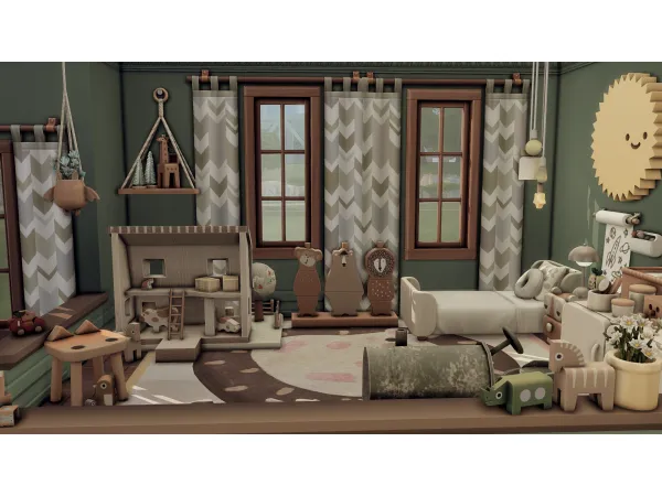 Maxis Match Baby Boo bedroom by bojanasimsyt - The Sims 4 Custom Content