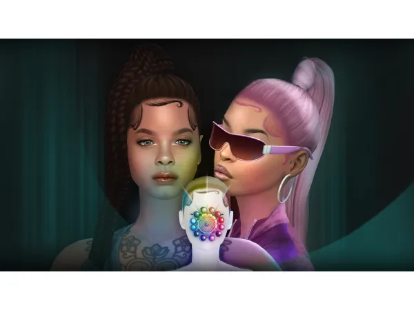 Mix Babyhair Hairline BA02 by Bakalia - The Sims 4 Custom Content